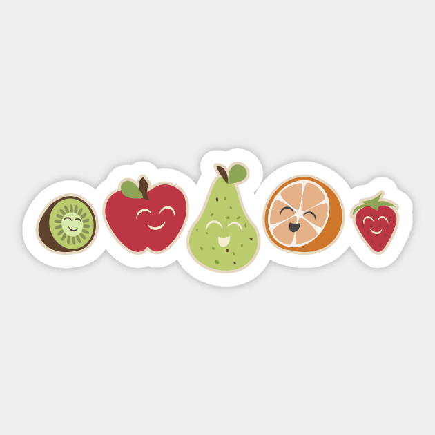 Cute Fruits Sticker by sixhours